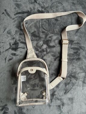 Kohls LC Lauren Conrad Transparent Sling Crossbody Bag